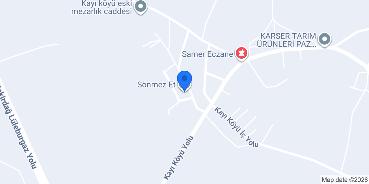 Sönmez Et konumu