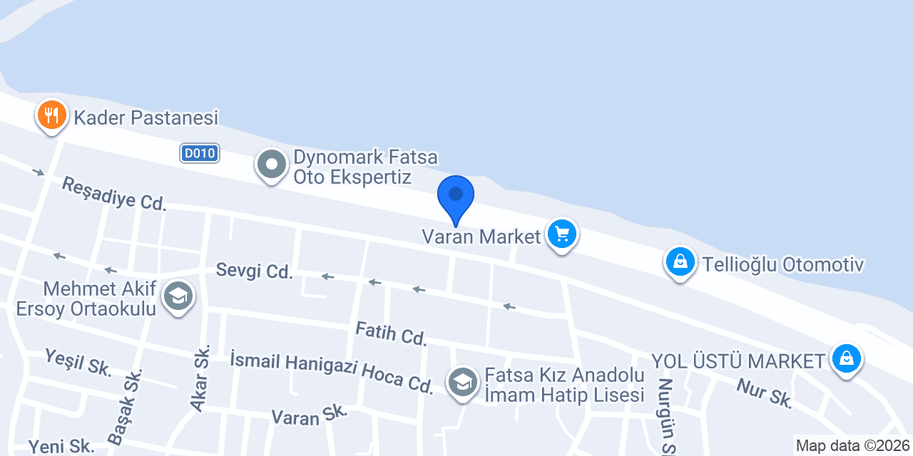 AUTO ONUR Fatsa konumu