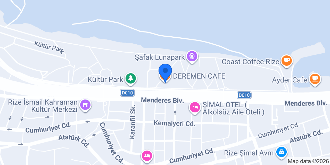 DEREMEN CAFE konumu