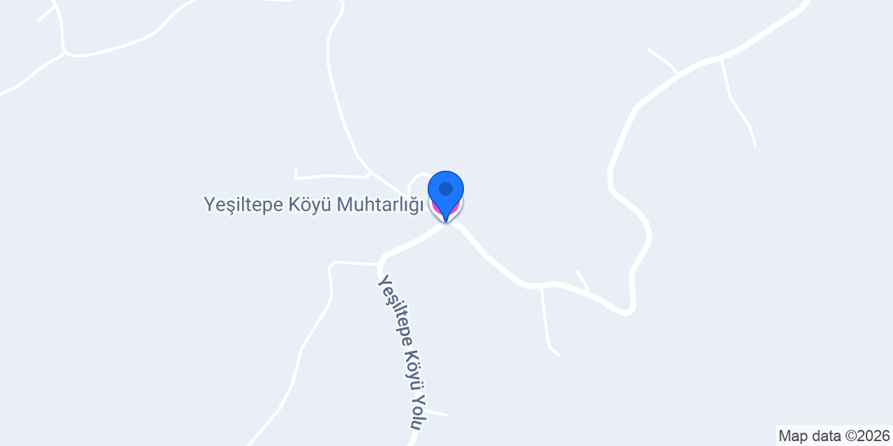 Yeşiltepe Köyü Muhtarlığı konumu