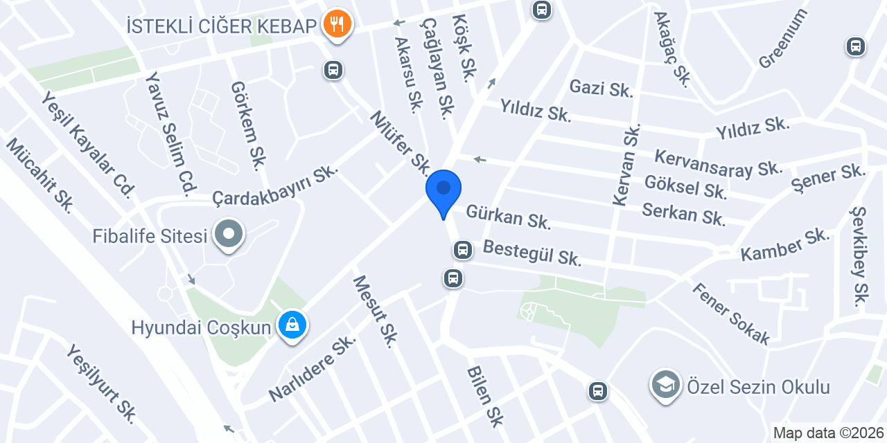 Özkuruşlar Mimarsinan konumu