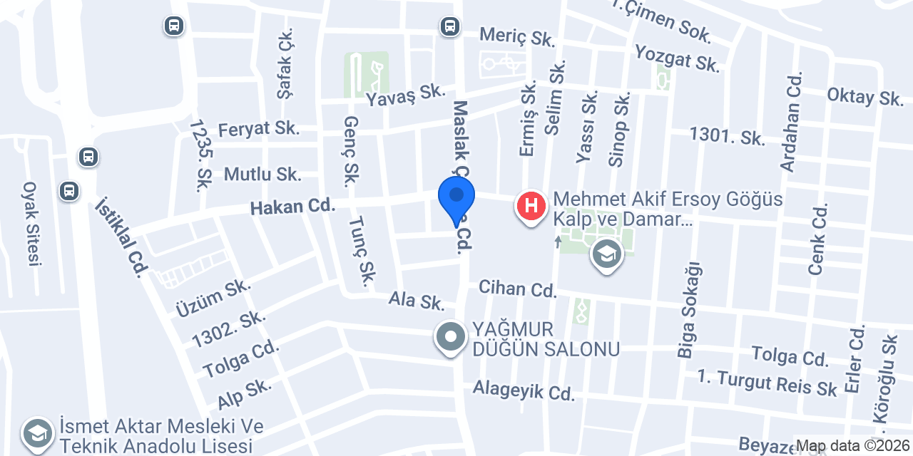 Özder sürücü kursu konumu