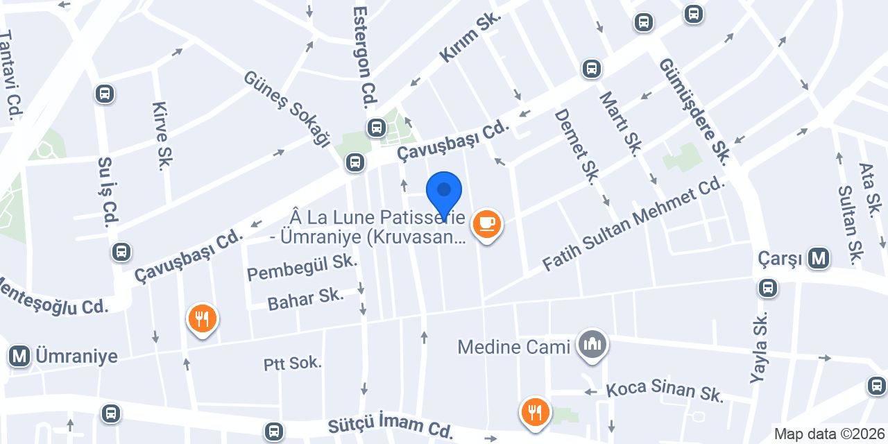 Cafe Ümraniye konumu