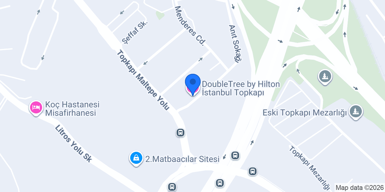 DoubleTree by Hilton İstanbul Topkapı konumu