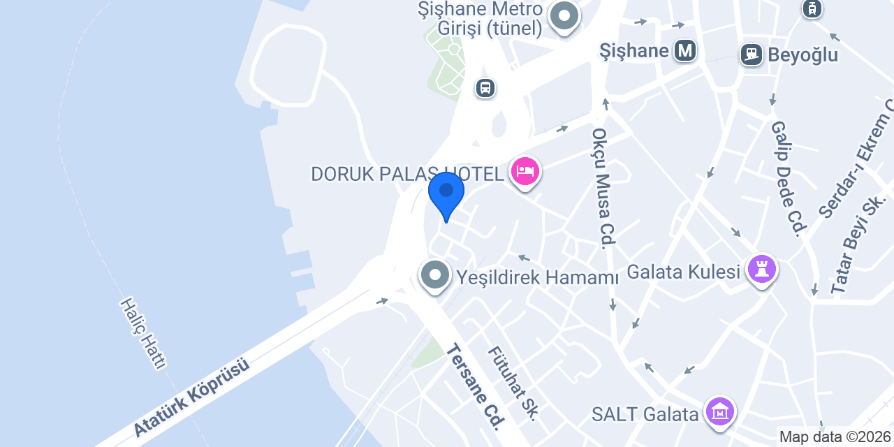 Perla Galata Hotel konumu