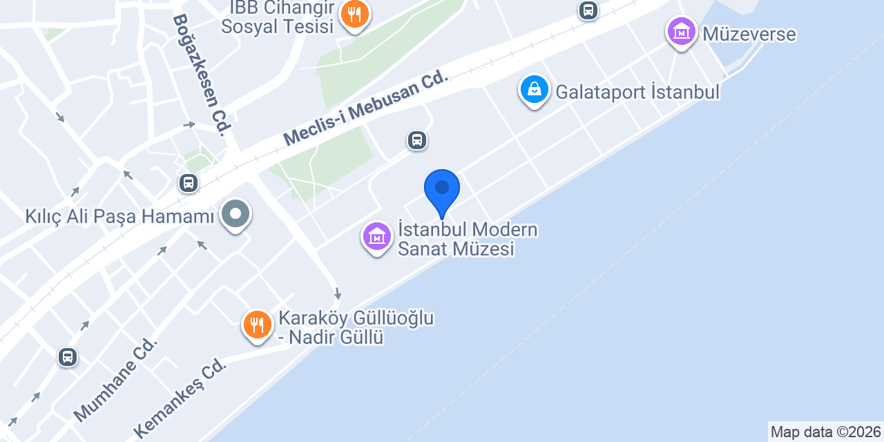 Şekerci Cafer Erol Galataport konumu