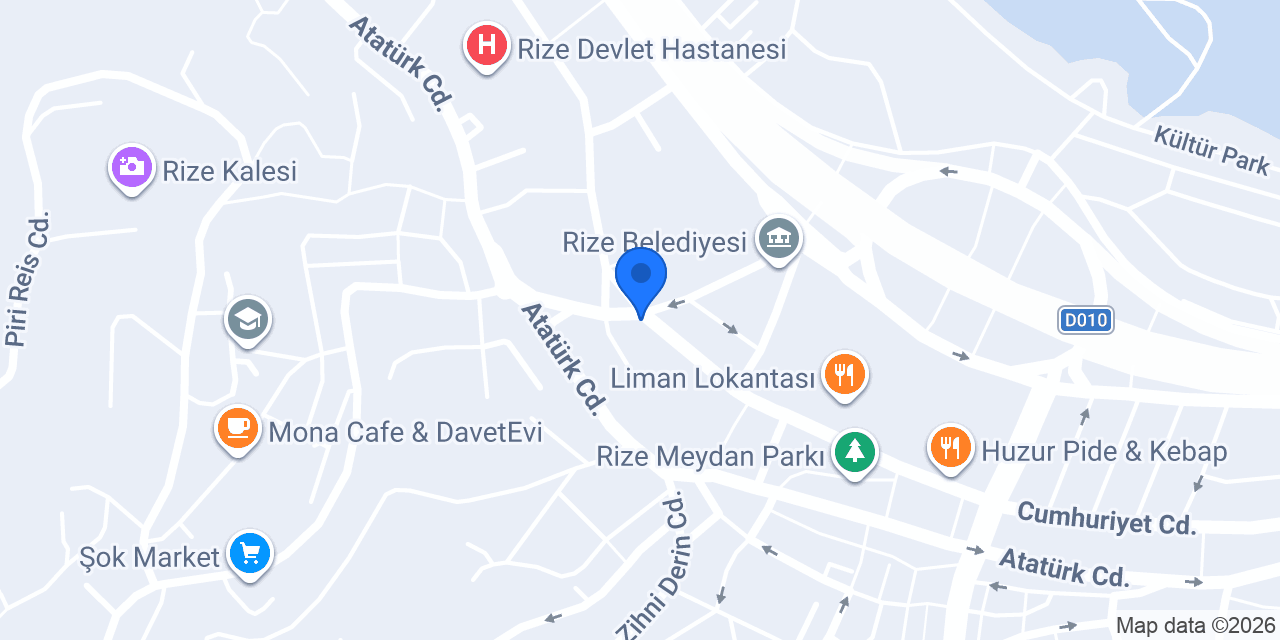 YEŞİL RİZE SİGORTA konumu