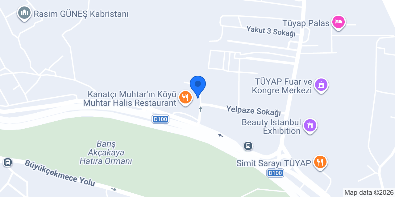 TÜYAP ÇİÇEKÇİ konumu