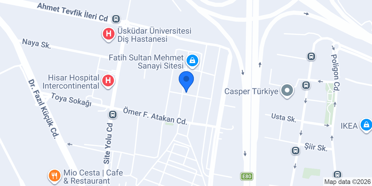 Yücel Oto konumu