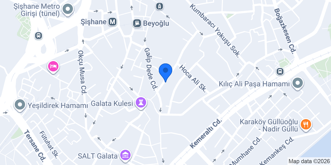 Alper Damdelen Galata Tower konumu