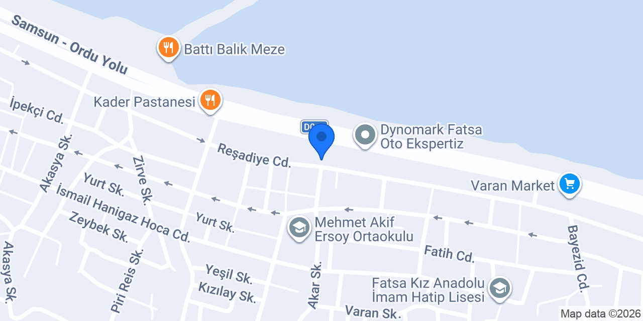 Özkan oto yıkama konumu