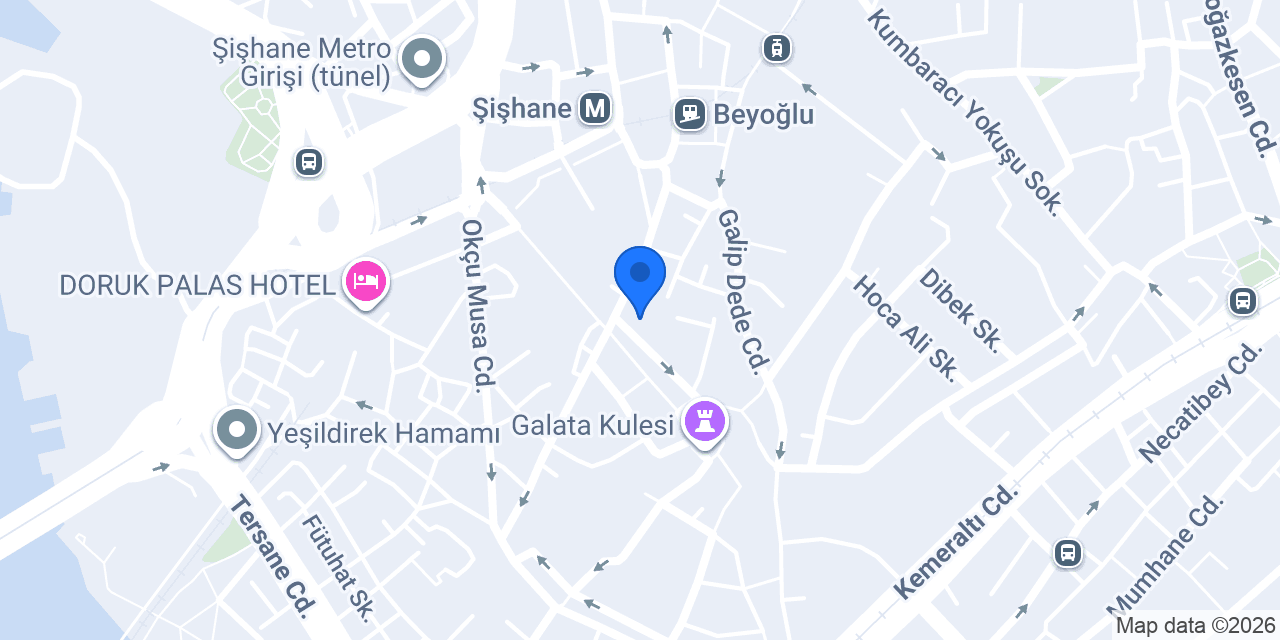 Art And Beauty Galata konumu