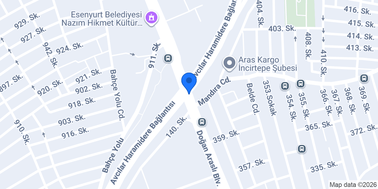 DNC Yapı ve Yer Sistemleri konumu