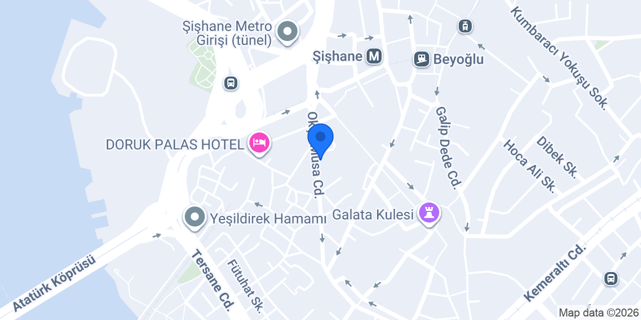 Atolye Aydınlatma konumu