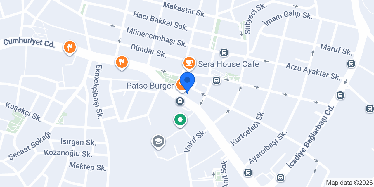 RBurger Üsküdar konumu