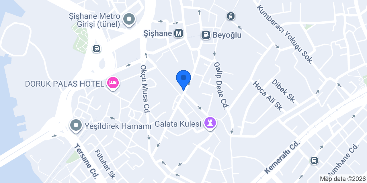 Galata Sanat Merkezi konumu