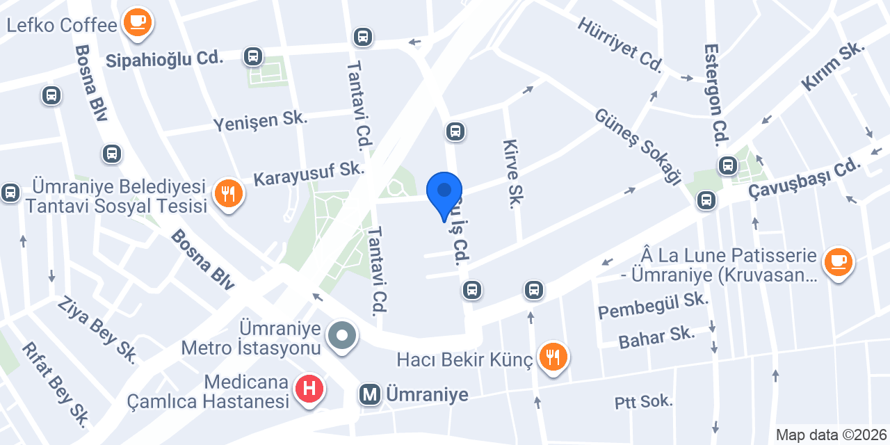 Saklı Bahçe konumu