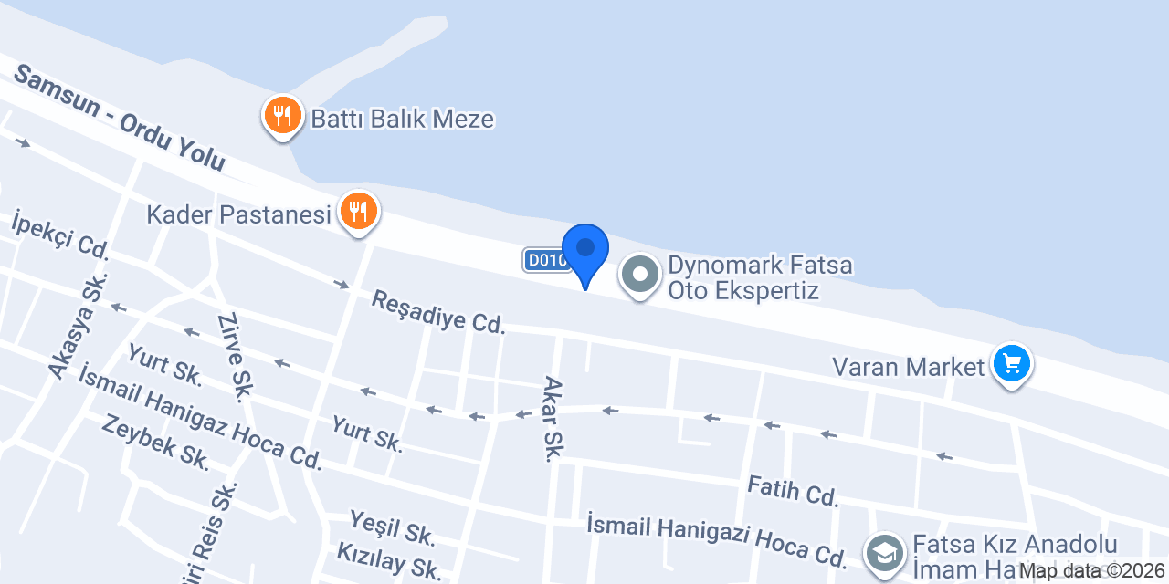 Beyoğlu Otomotiv konumu