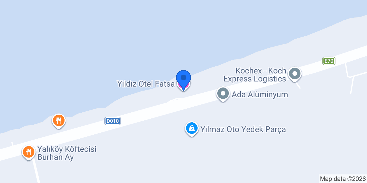 Yıldız Otel Fatsa konumu