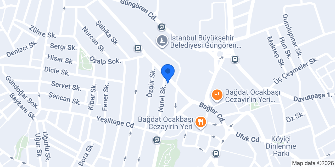 Şafak Pide konumu