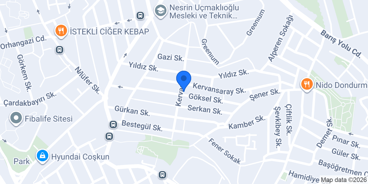 Karagül Mobilya konumu