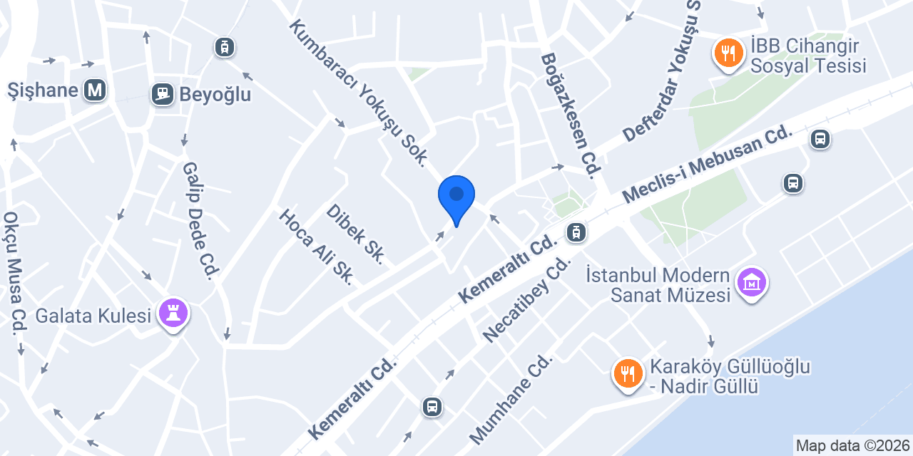 Hazarfen Kebap konumu