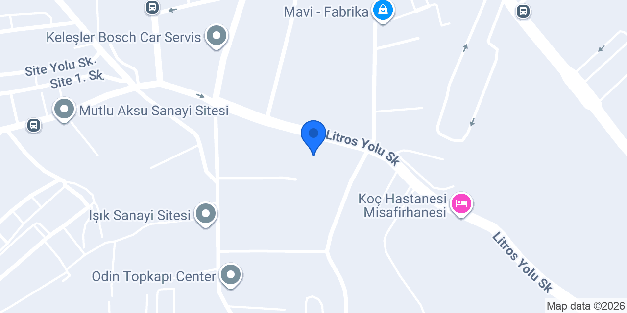 Öztek Yıkama konumu