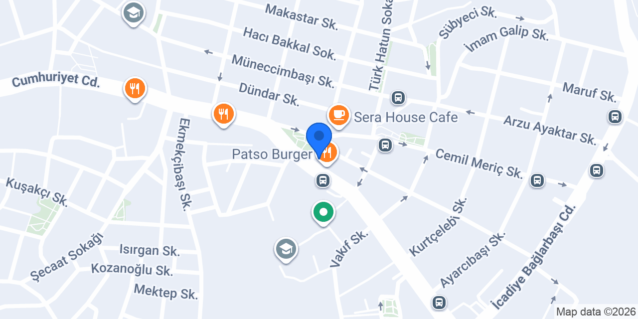 Köşem Cipso Burger konumu