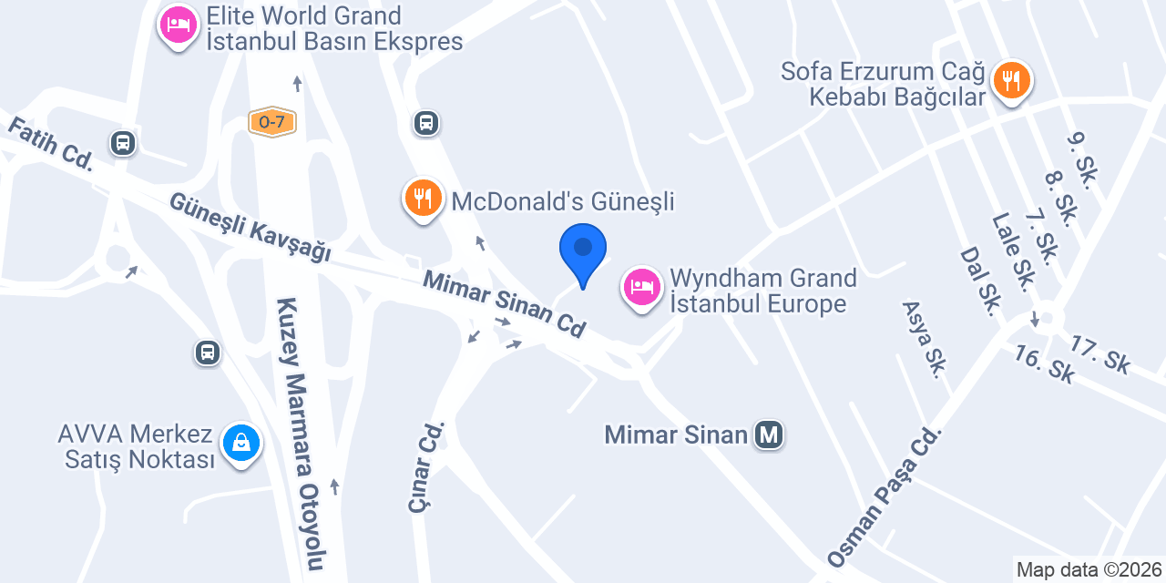 Köşebaşı Basın Ekspres konumu