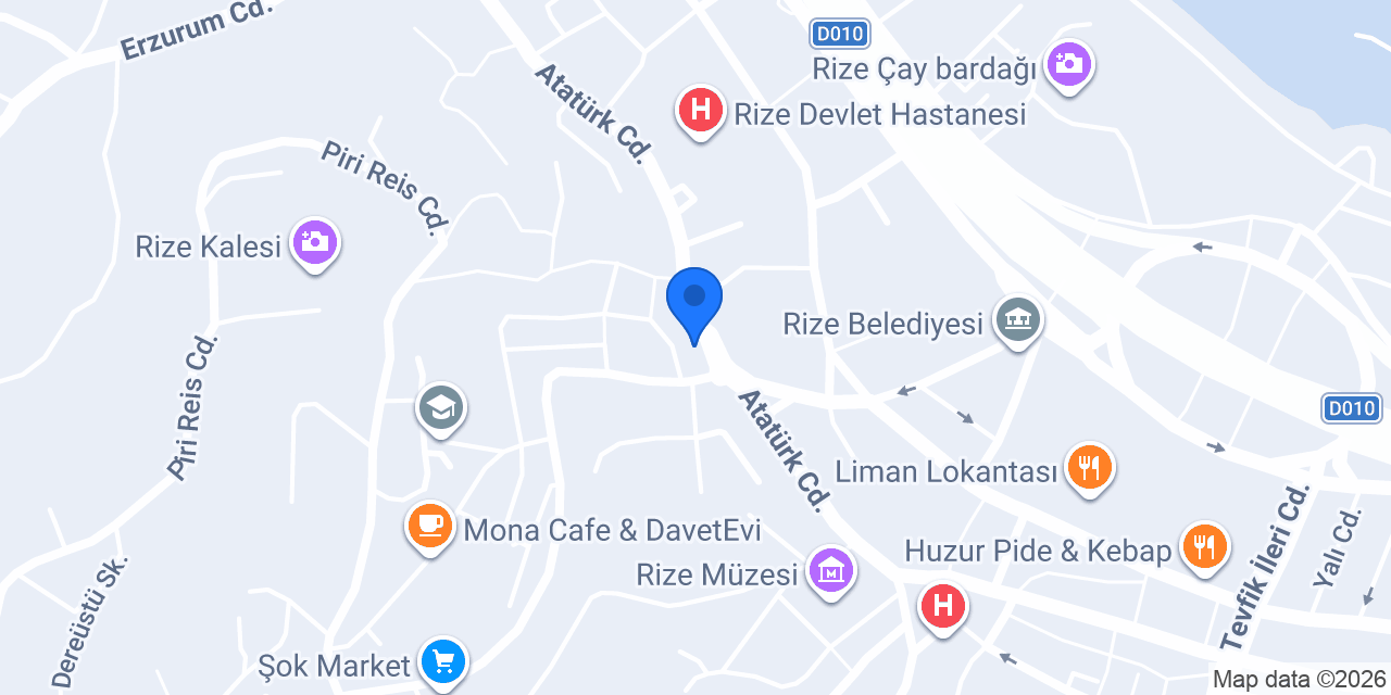 Rize Grafik konumu