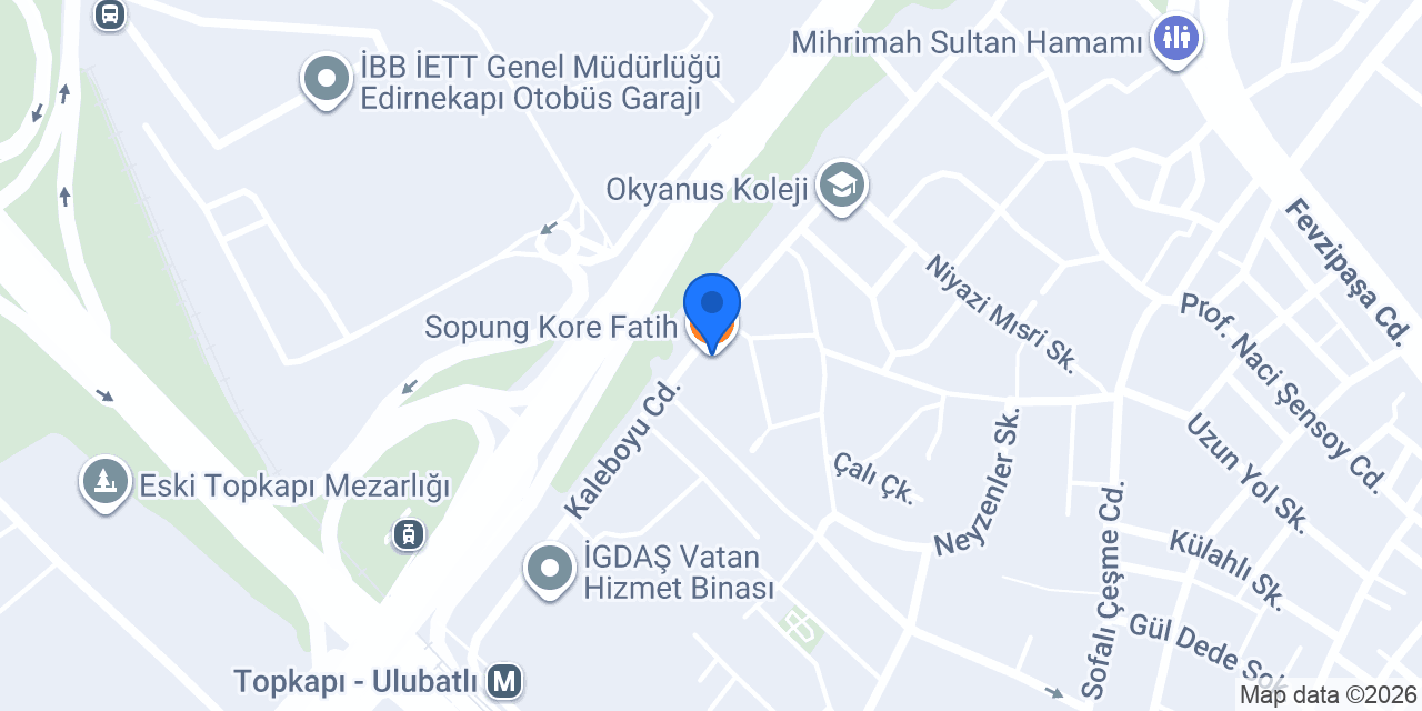 Sopung Kore Fatih konumu
