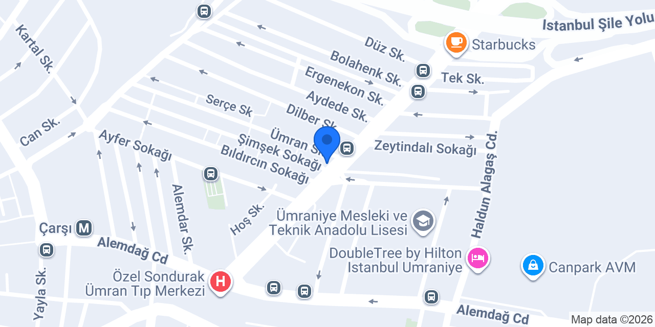 Büfe Ümraniye konumu