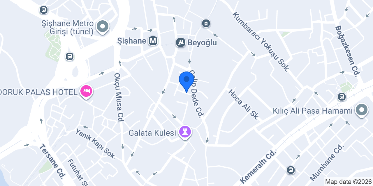 Nakka Galata Bistro konumu