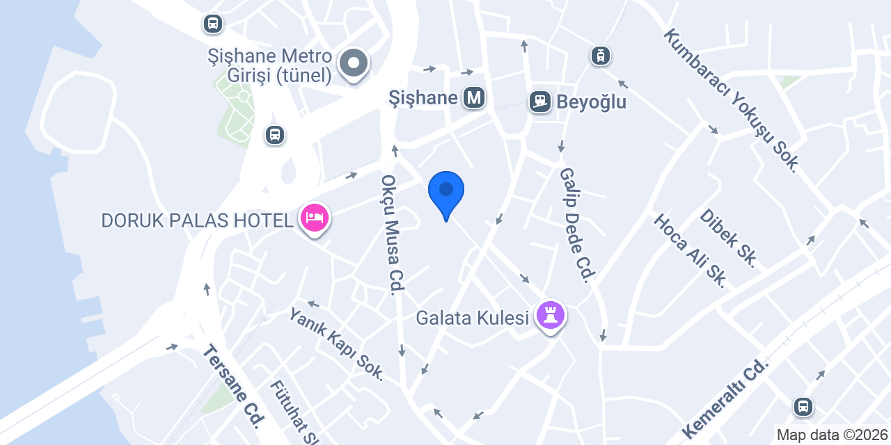 Neve Şalom Sinagogu konumu