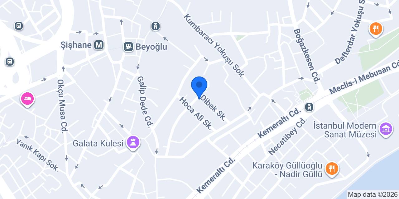Atik Otopark konumu