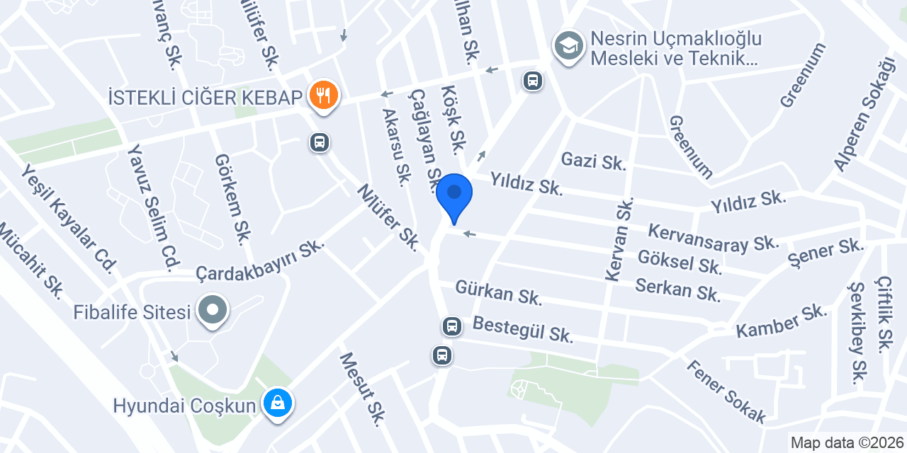 Kaya Duş Sentra konumu