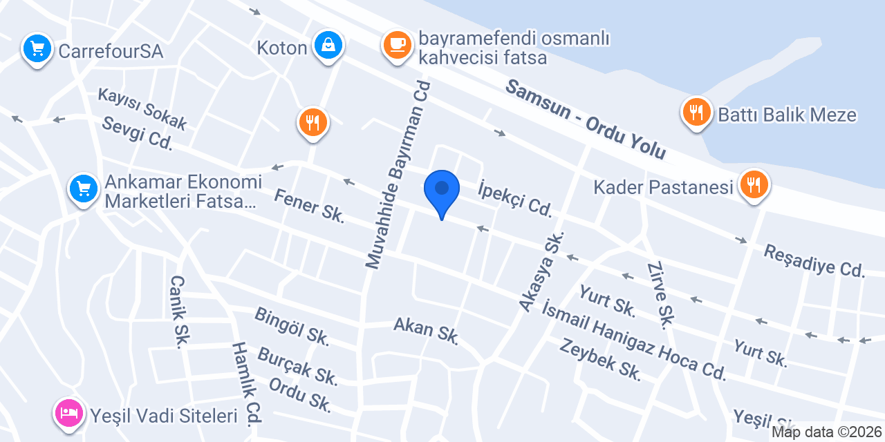 KOÇ İNŞAAT - KOÇ YAPI MARKET konumu