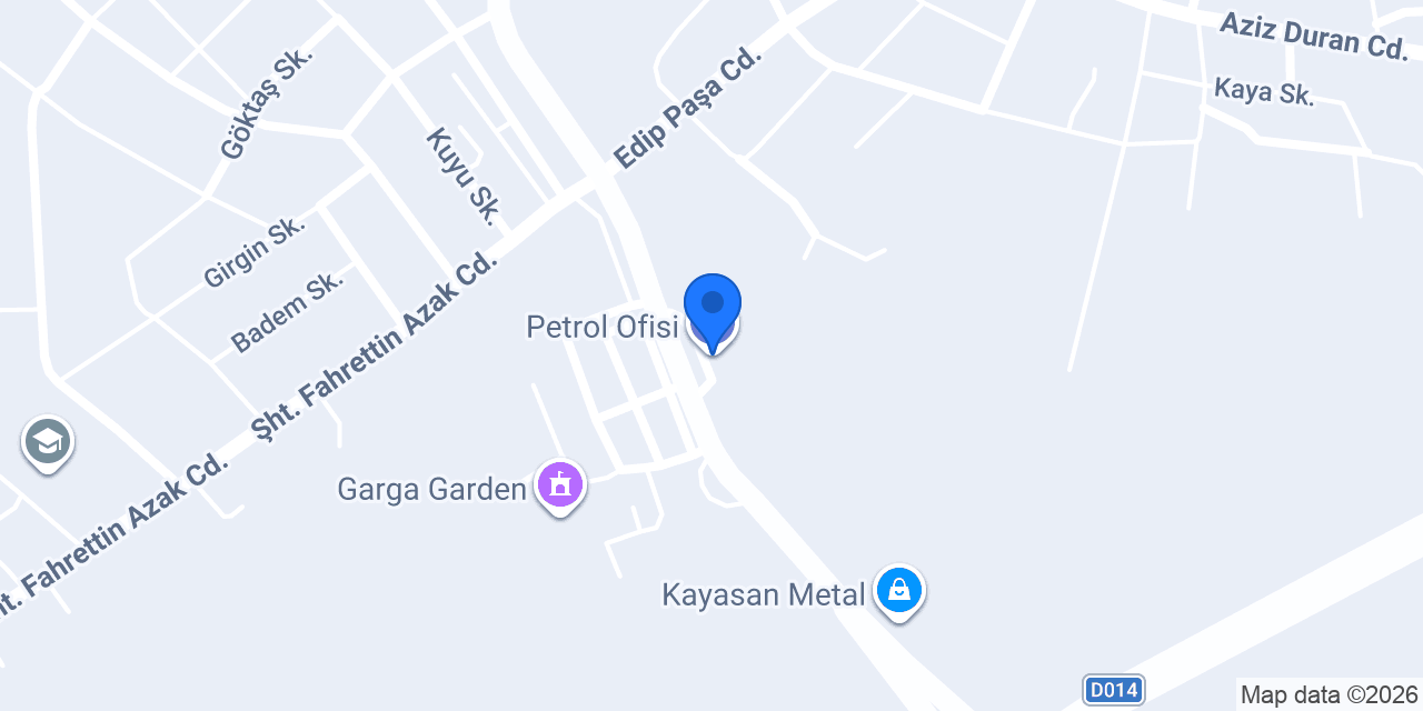 Petrol Ofisi konumu