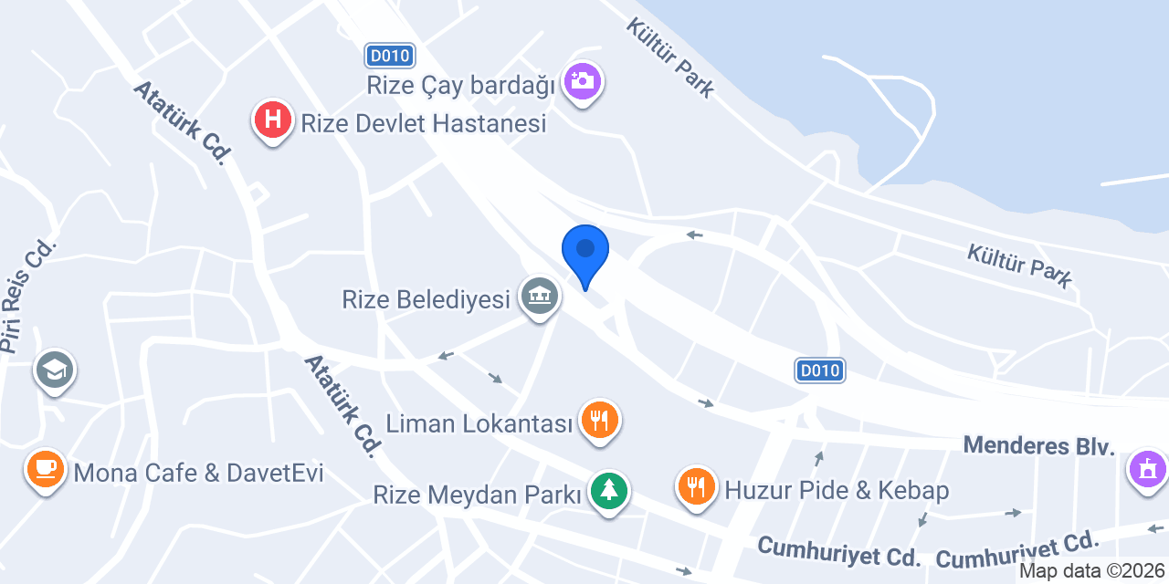Rize Fatih Vinç konumu