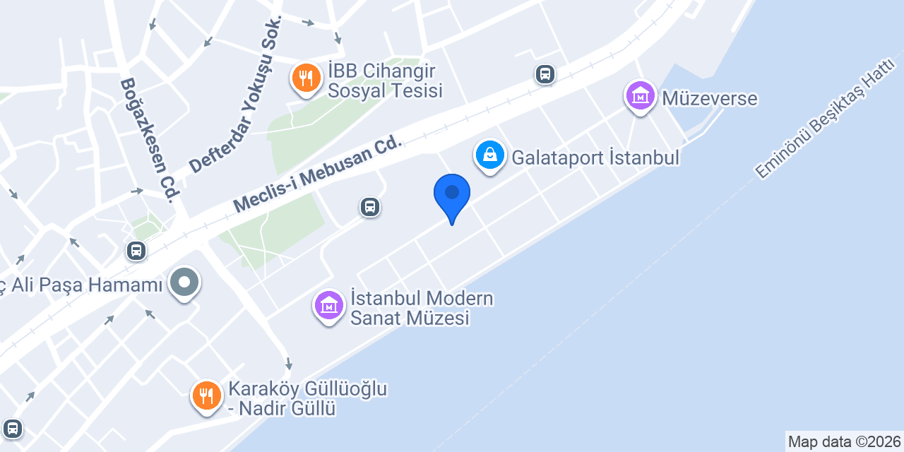 Arifoğlu - Galataport konumu