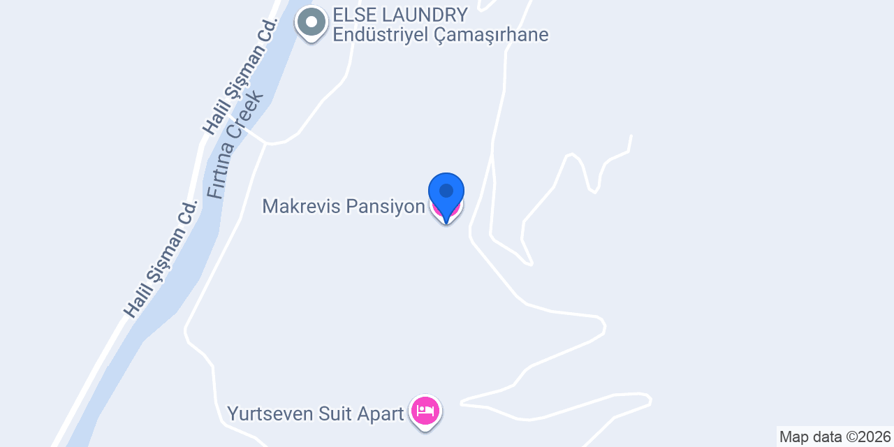 Makrevis Pansiyon konumu