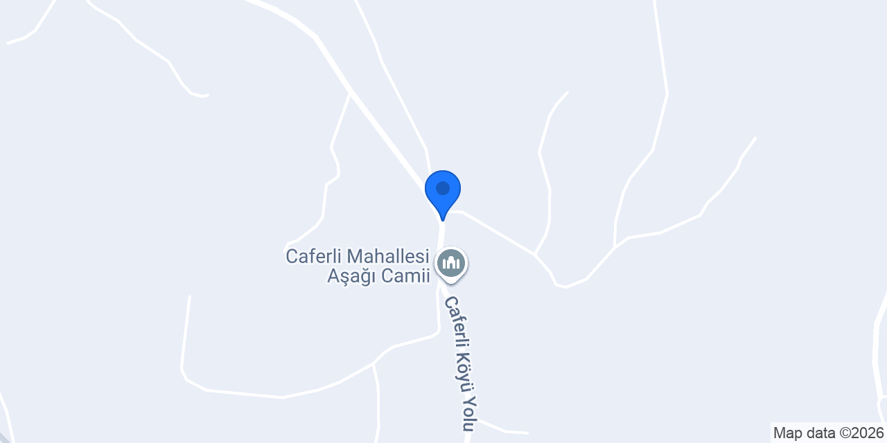 Caferli Köyü Muhtarlığı konumu