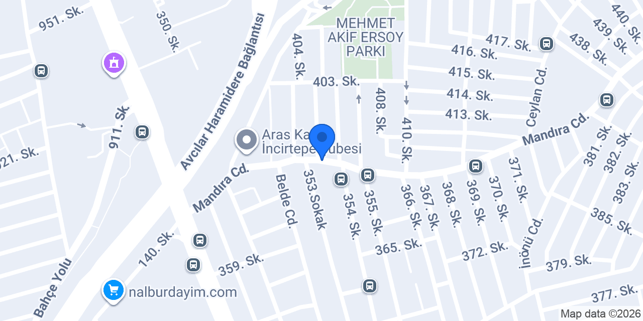 Kafa Berber Mandıra Caddesi konumu