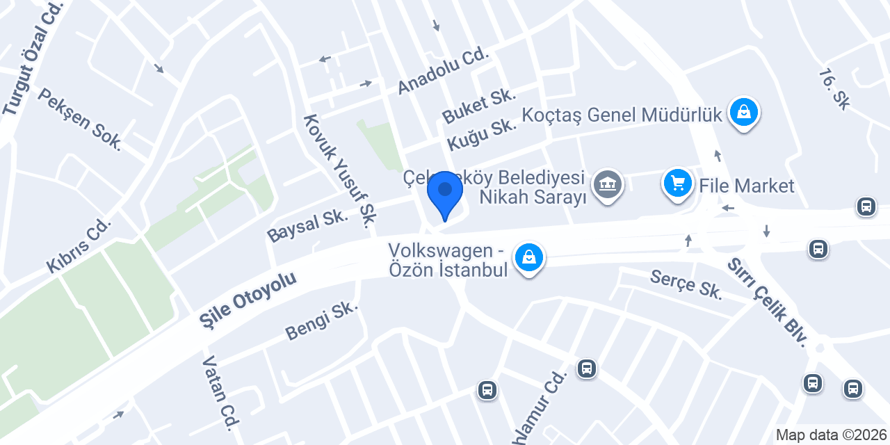 PINAR Otomotiv konumu