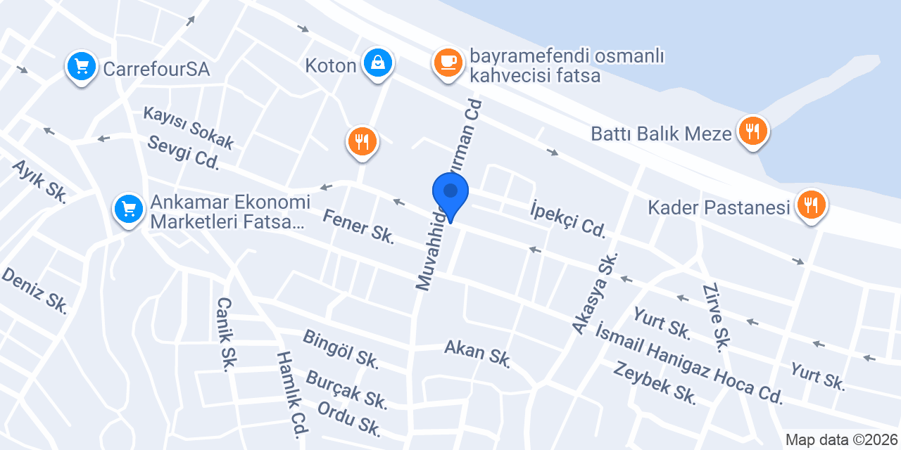 Fatsa Aynacı Elektrik konumu