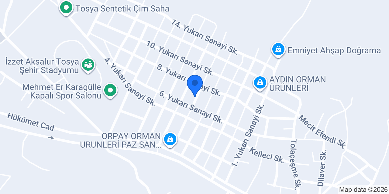 Tosya Efsane mobilya konumu
