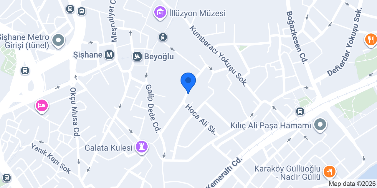 BEYOĞLU OFİS konumu