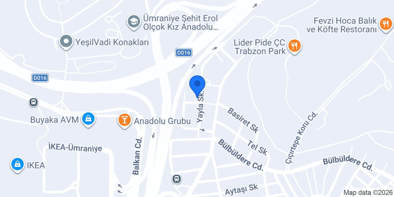 Öz & EL Mobilya & Dekorasyon konumu