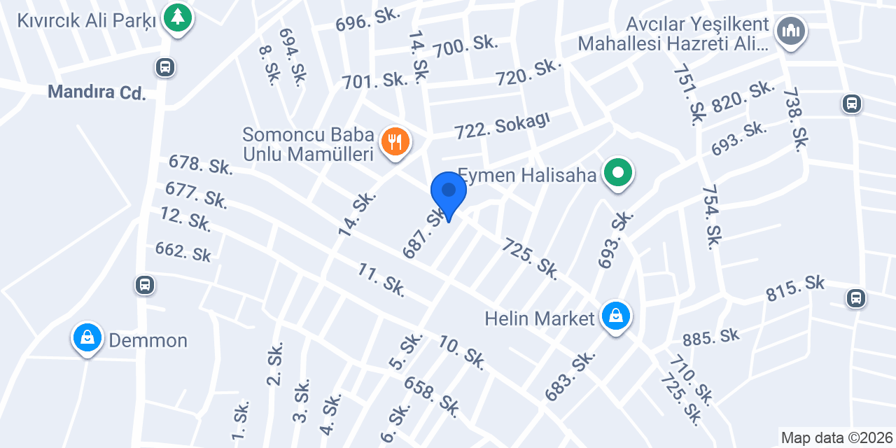 Bener Yapı konumu
