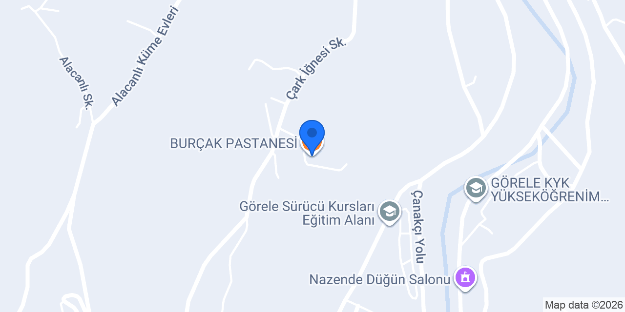 BURÇAK PASTANESİ konumu